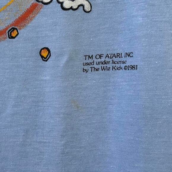 Vintage 1981 asteroids atari video game promo shirt - Picture 6 of 6